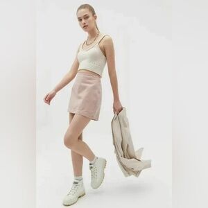 BDG Nude/ Pink Denim Skirt